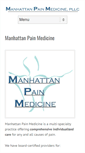 Mobile Screenshot of manhattanpainmedicine.com