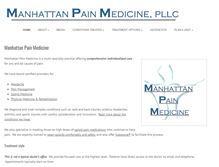 Tablet Screenshot of manhattanpainmedicine.com